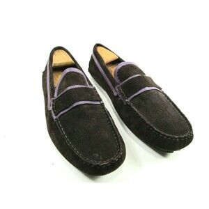 Bugatchi  Brown Suede  Driving Loafers Size US 11
